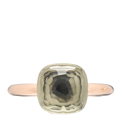 Pomellato 18K Rose Gold Prasiolite Classic Nudo Ring 49 4.75 1 of 5