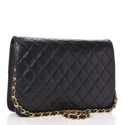 Chanel Lambskin Quilted Small Single Flap Bag Black 3 of 10