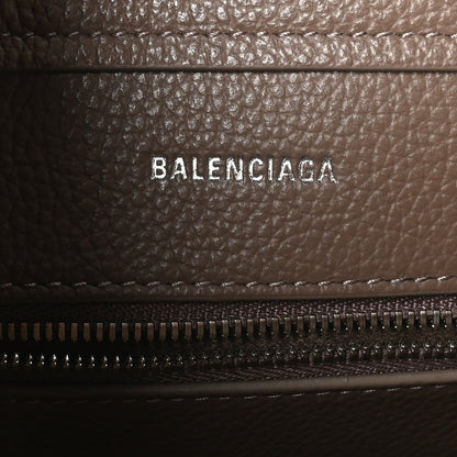 Balenciaga Grained Calfskin XS Everyday North South Shoulder Tote Bag Brown 6 of 7