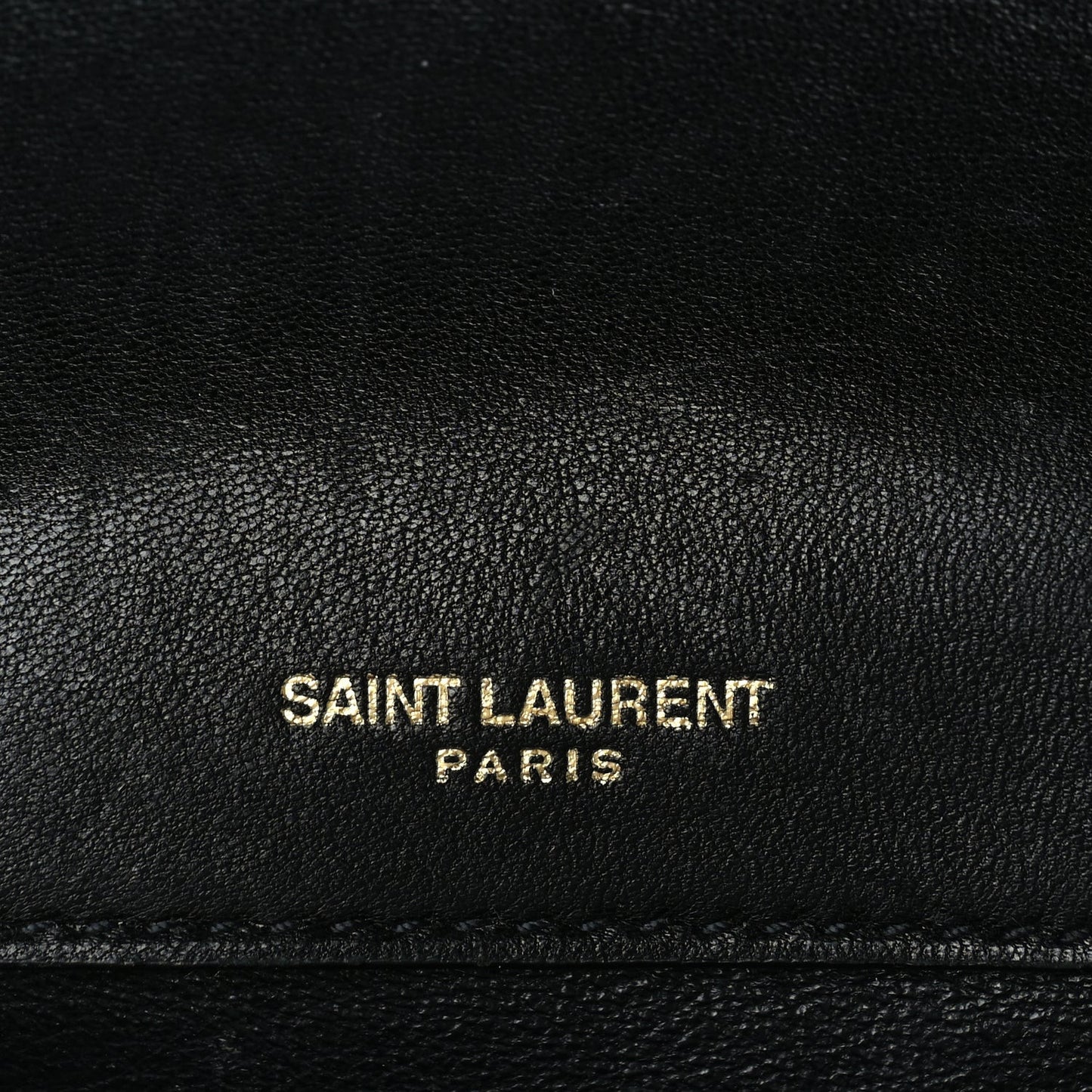 Lambskin Matelasse Chevron Monogram Small Sulpice Bag Black