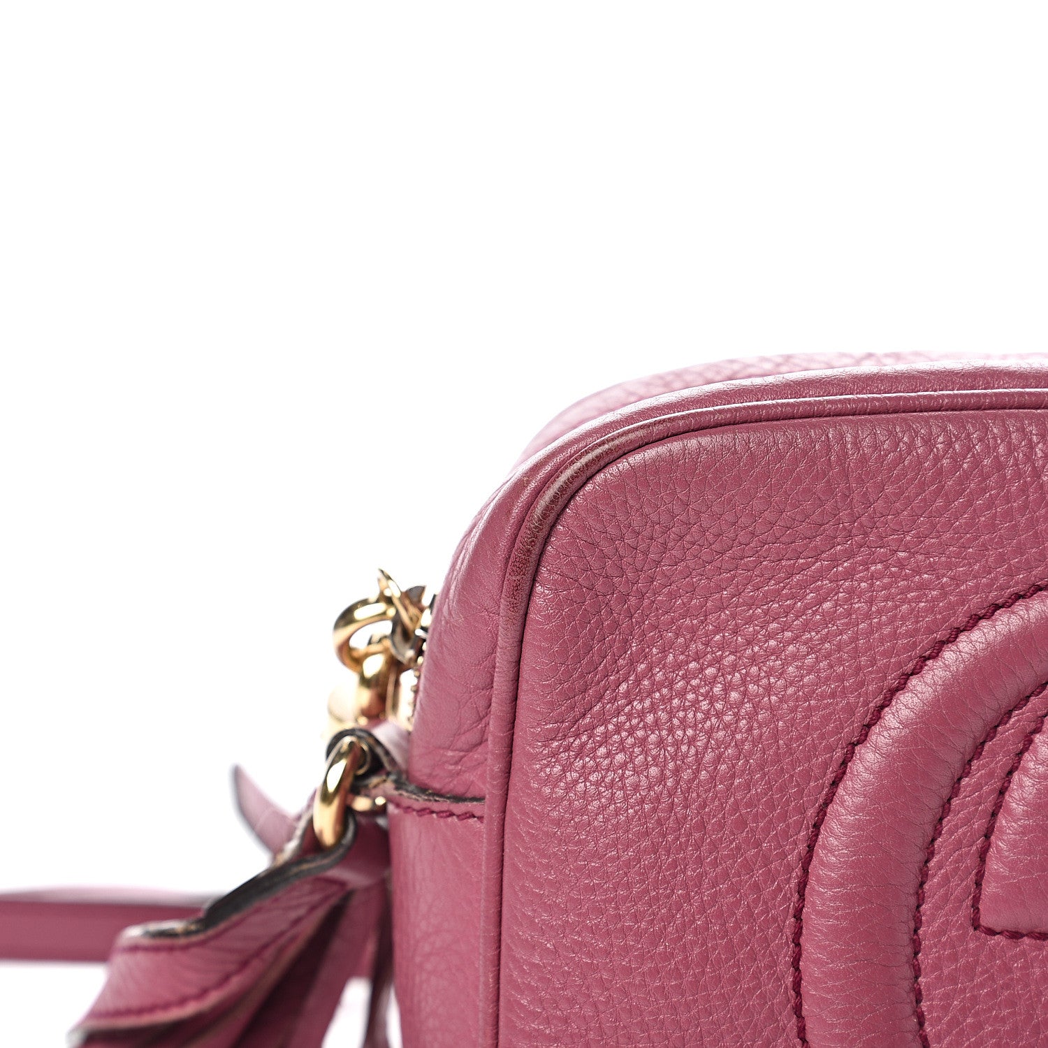 Gucci Pebbled Calfskin Small Soho Disco Bag Peonia Flower 12 of 16