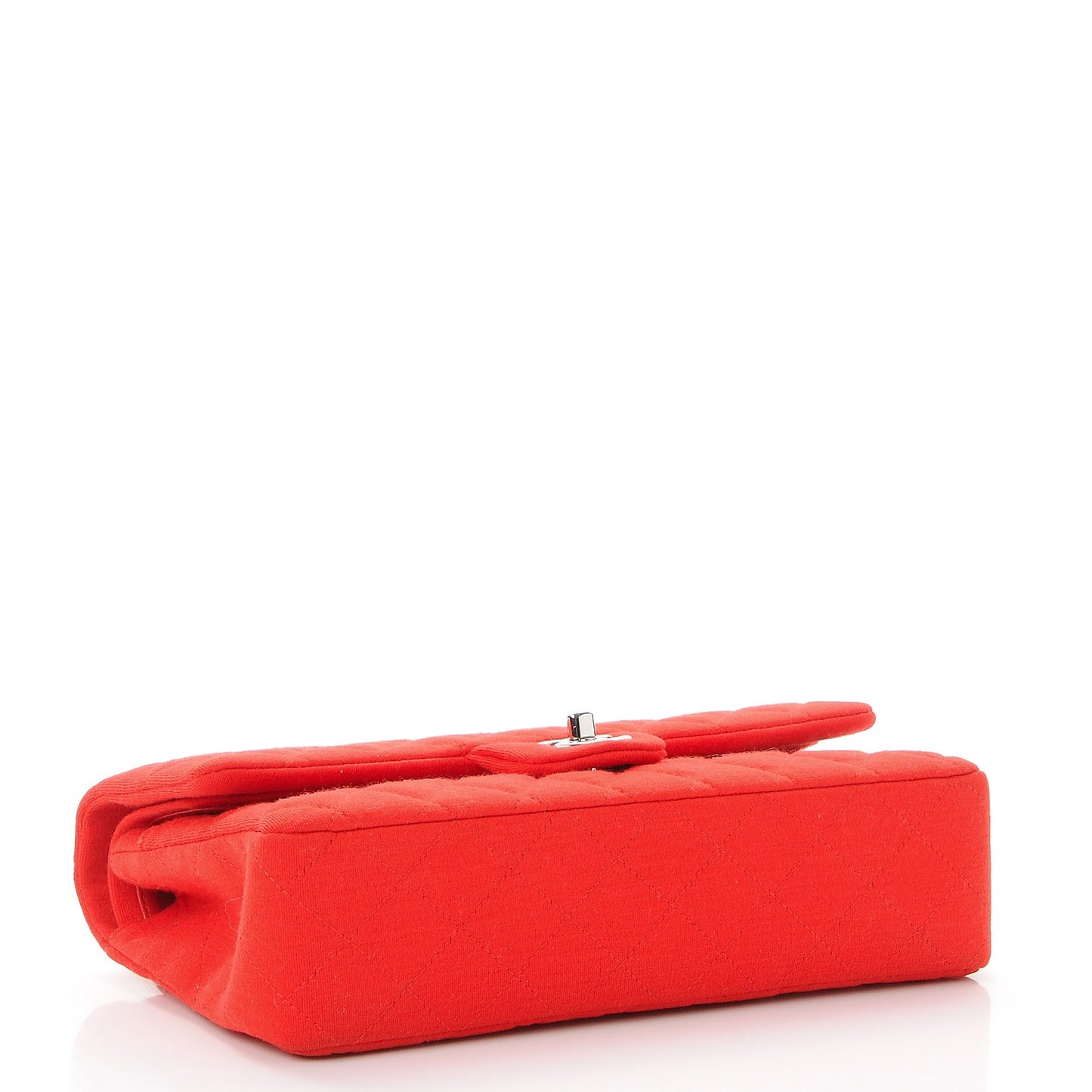 Jersey Quilted Medium Double Flap Red