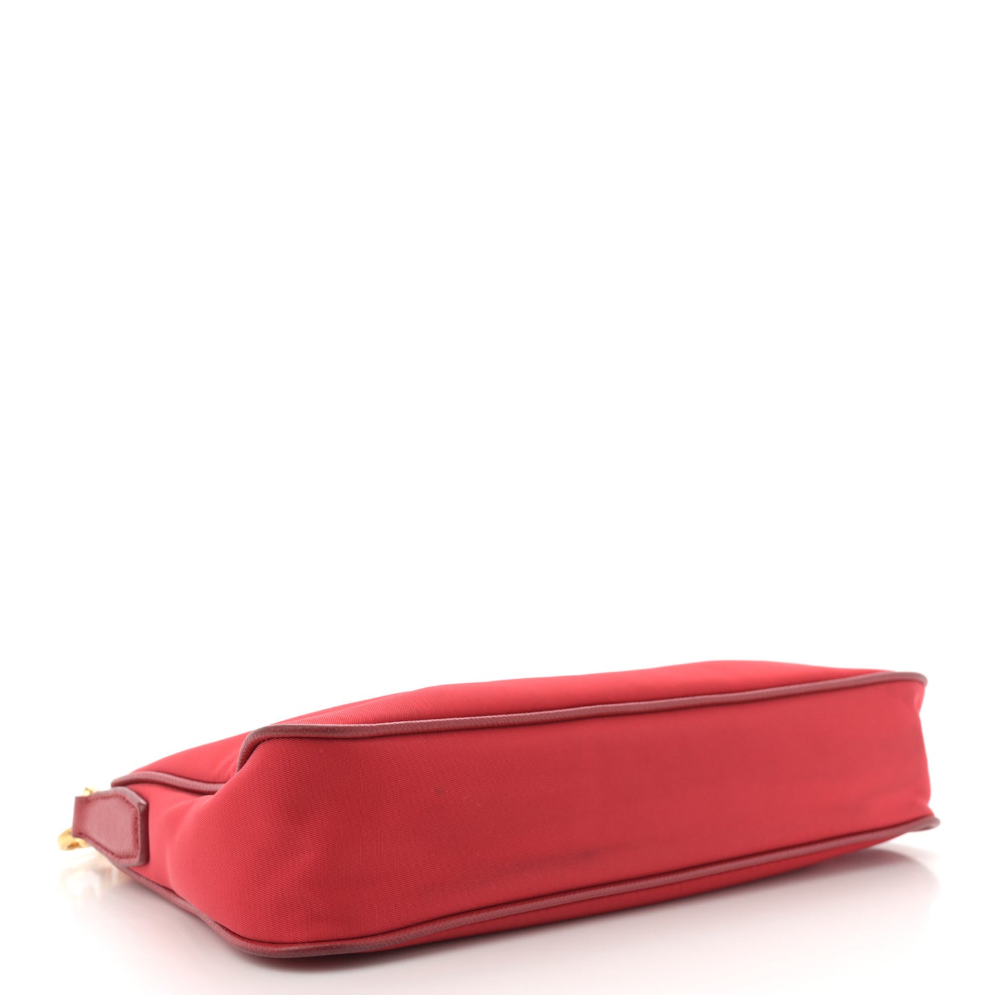 Tessuto Nylon Saffiano Crossbody Bag Rosso