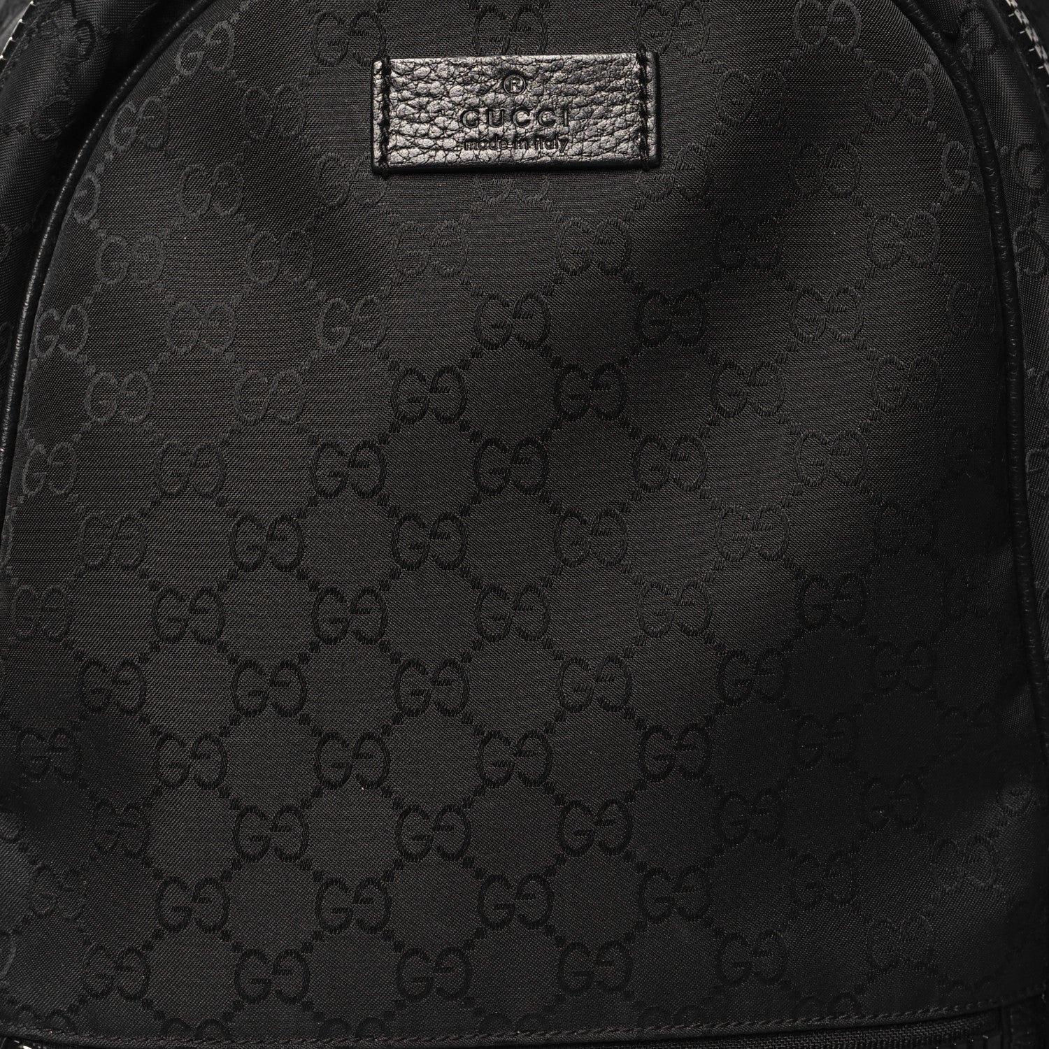 Gucci Nylon Monogram Slim Backpack Black 8 of 11