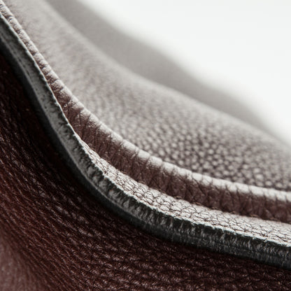 Celine Drummed Calfskin Mini Luggage Dark Brown 11 of 11