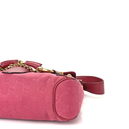 Gucci Monogram Horsebit Chain Flap Bag Fuchsia 8 of 8