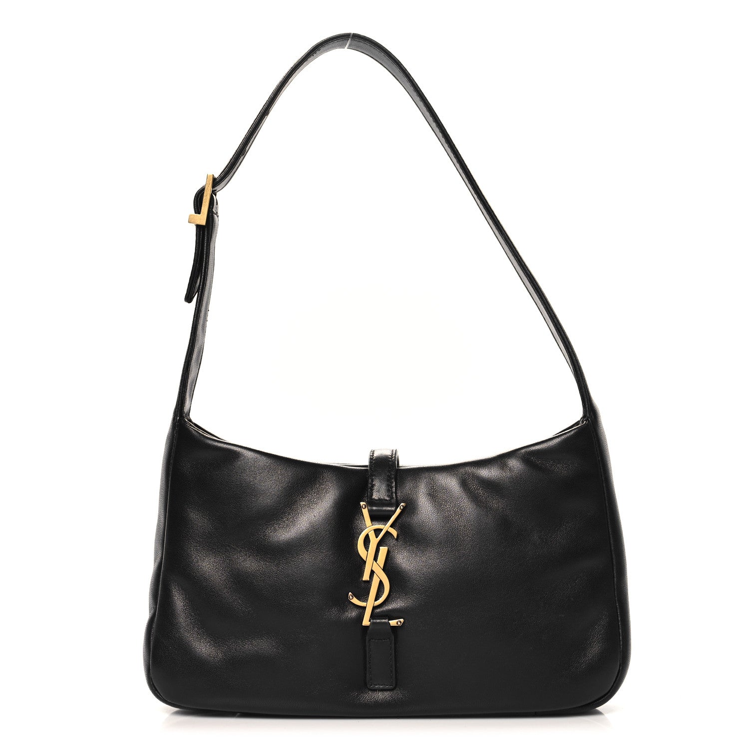 Saint Laurent Padded Lambskin Le 5 A 7 Hobo Black 1 of 10