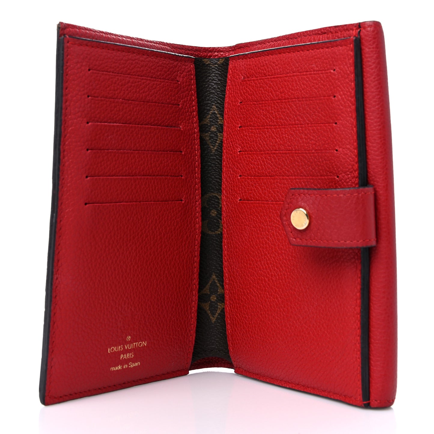 Monogram Pallas Compact Wallet Cherry