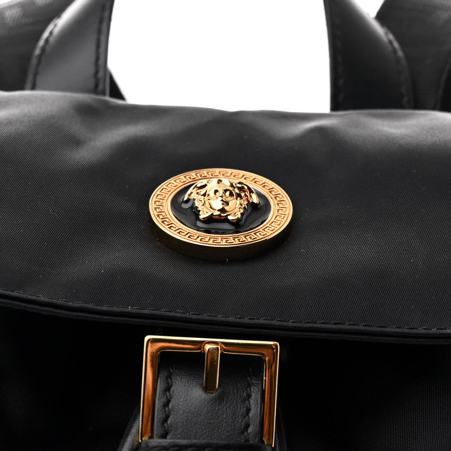 Versace Nylon Medusa Backpack Black 8 of 10