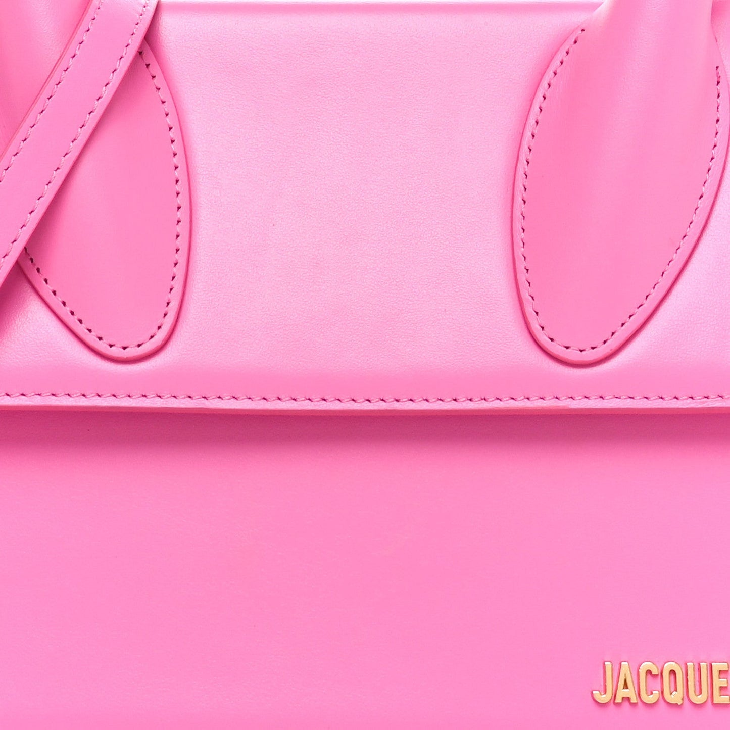 Smooth Calfskin Le Grand Chiquito Neon Pink