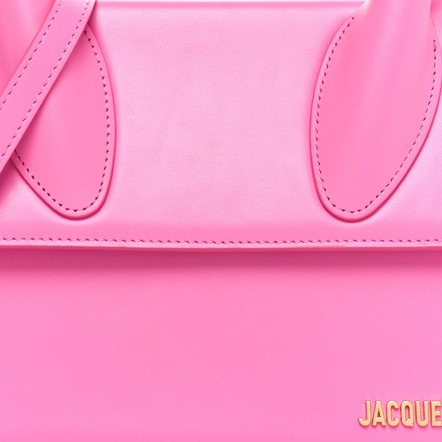 Jacquemus Smooth Calfskin Le Grand Chiquito Neon Pink 7 of 7