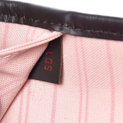 Louis Vuitton Damier Ebene Neo Neverfull MM Rose Ballerine 8 of 11