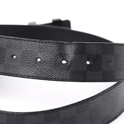 Louis Vuitton Damier Graphite LV Initiales Belt 100 40 7 of 10