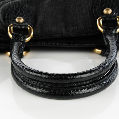 Louis Vuitton Denim Neo Cabby MM Black 8 of 8