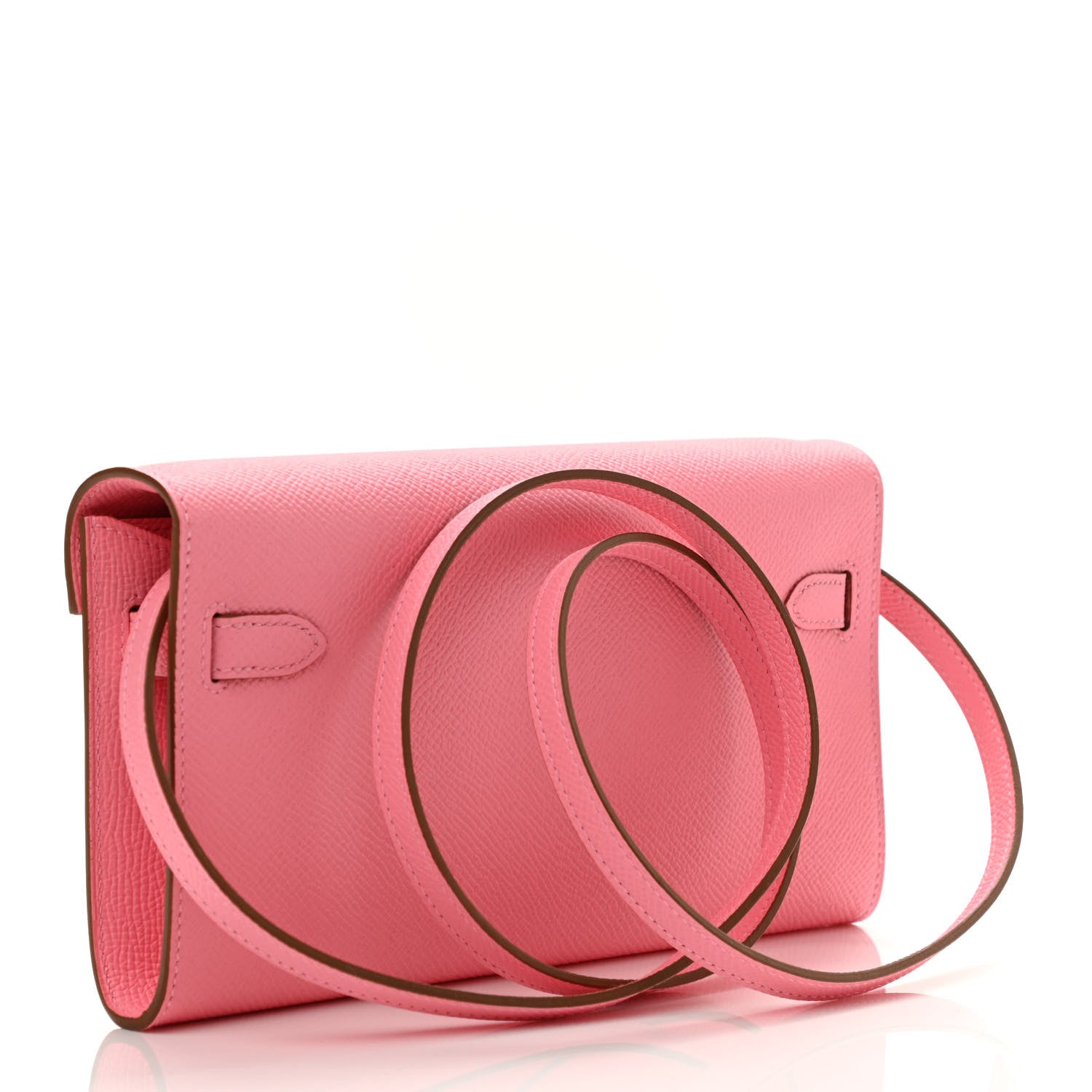 Hermes Epsom Kelly Wallet To Go Rose Confetti 3 of 11