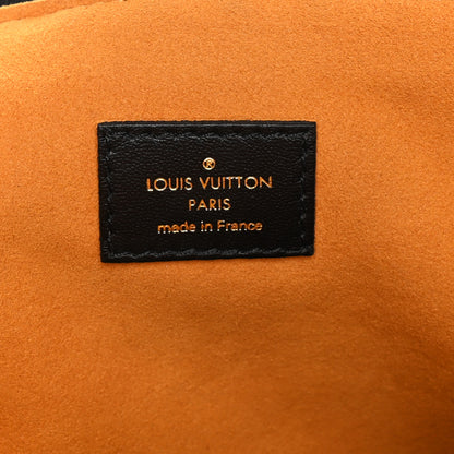 Louis Vuitton Lambskin Embossed Monogram Coussin MM Black 5 of 8