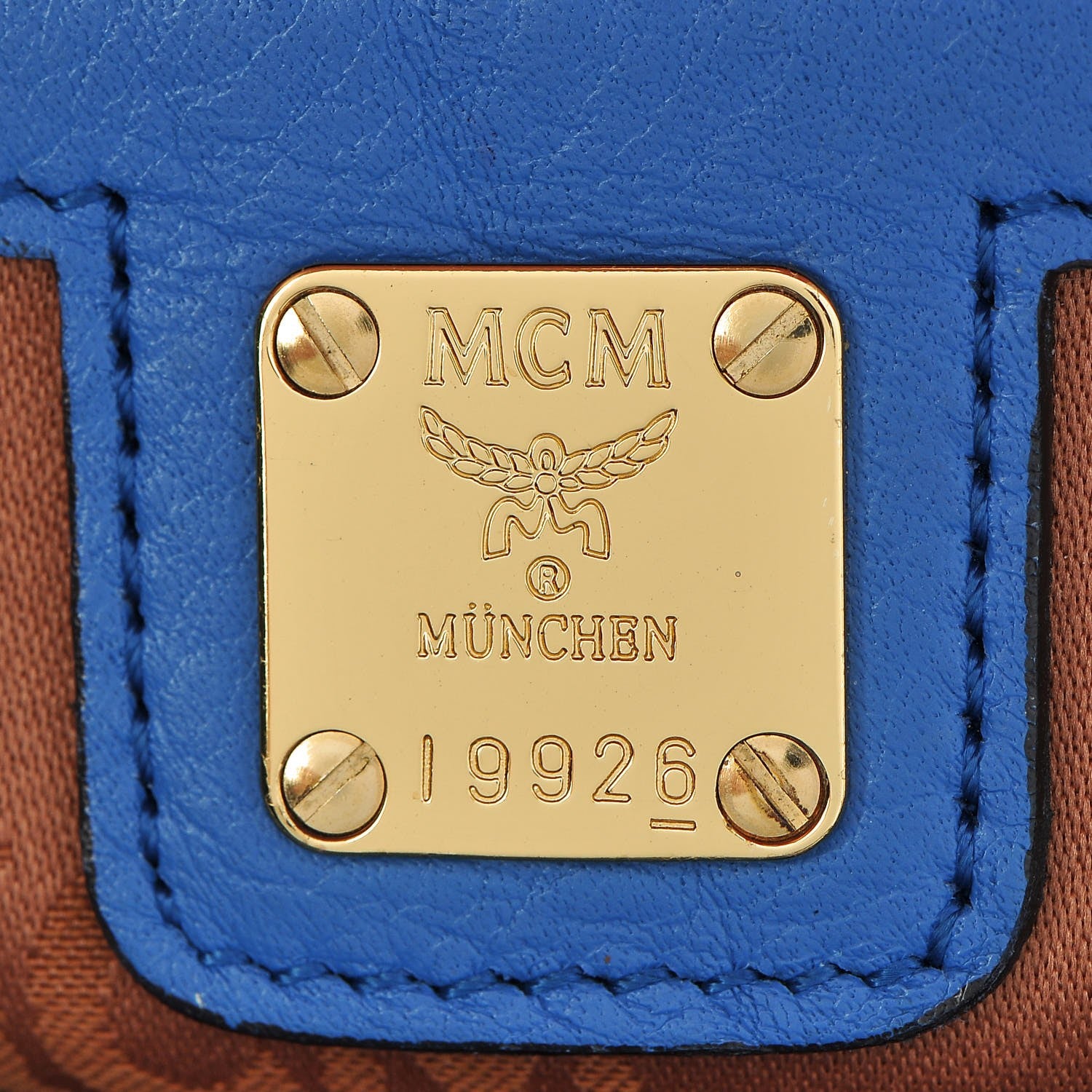 MCM Visetos Satchel Cognac Multicolor 8 of 25