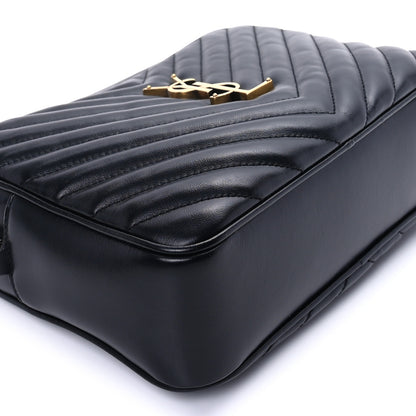 Saint Laurent Calfskin Matelasse Monogram Lou Camera Bag  Black 8 of 8