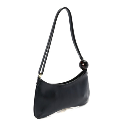 Jacquemus Smooth Calfskin Le Bisou Perle  Black 2 of 8