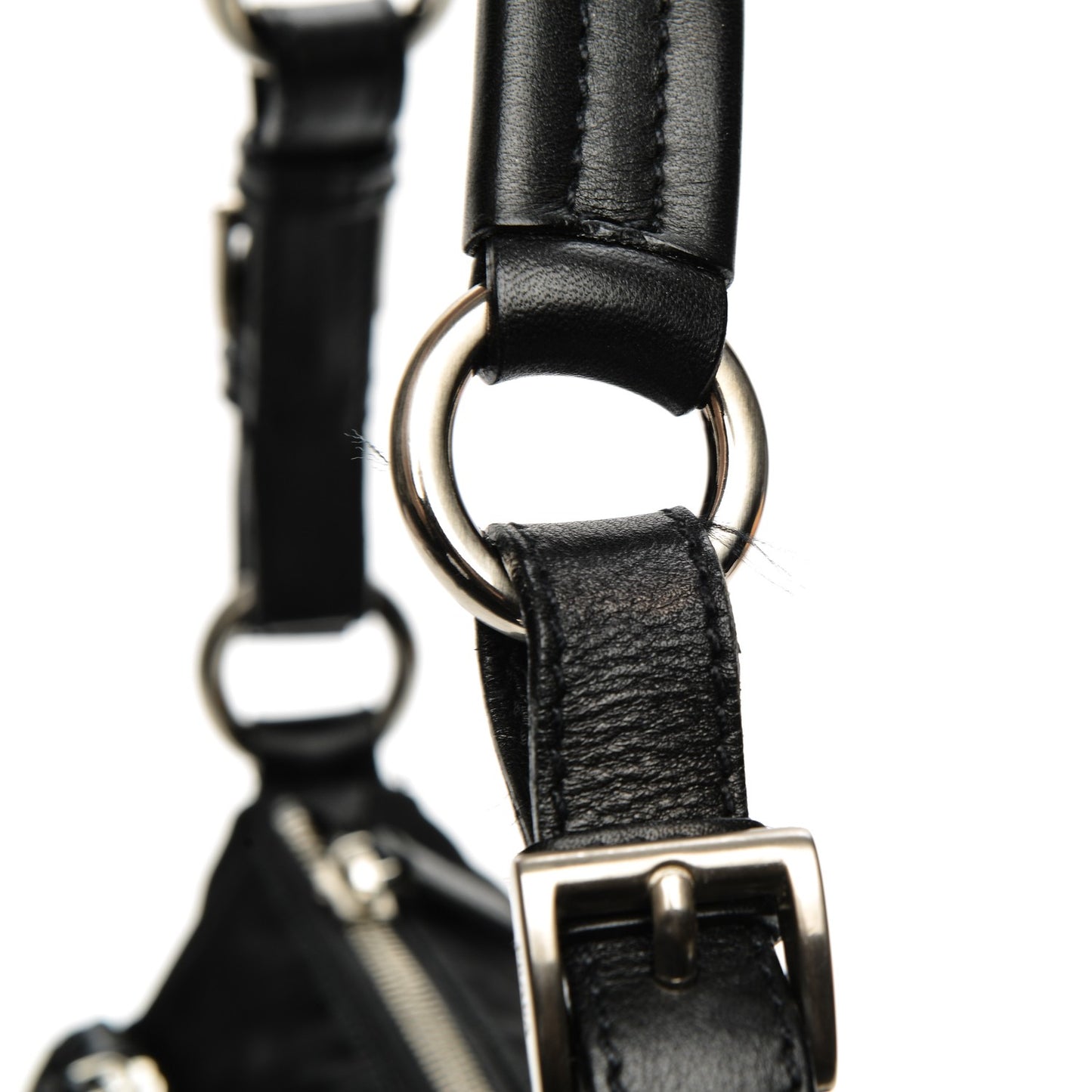 Tessuto Nylon Hobo Nero Black