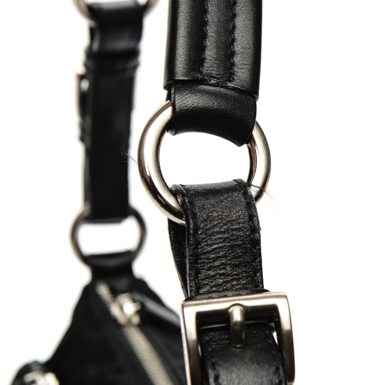 Prada Tessuto Nylon Hobo Nero Black 9 of 9