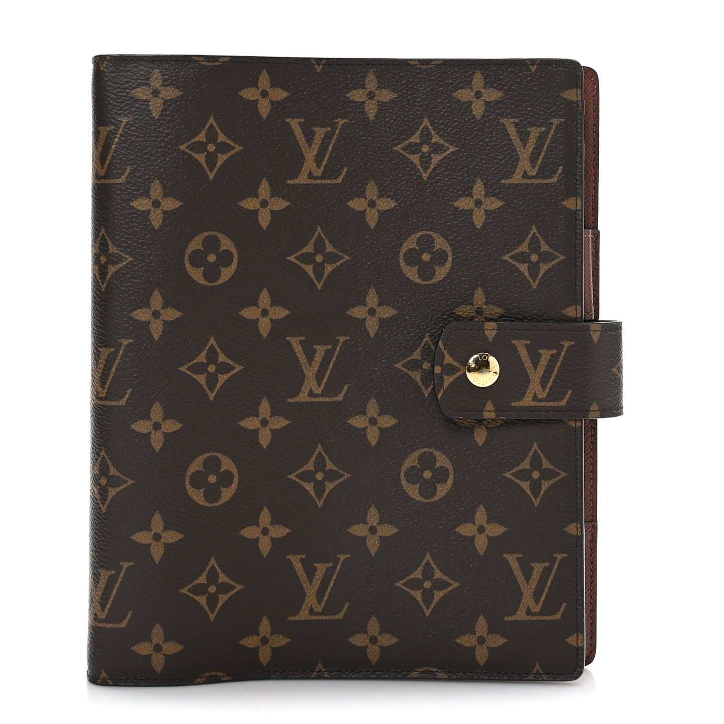 Monogram Large Ring Agenda Cover