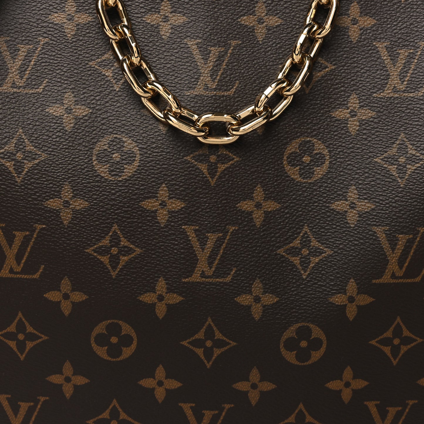 Reverse Monogram Loop Hobo