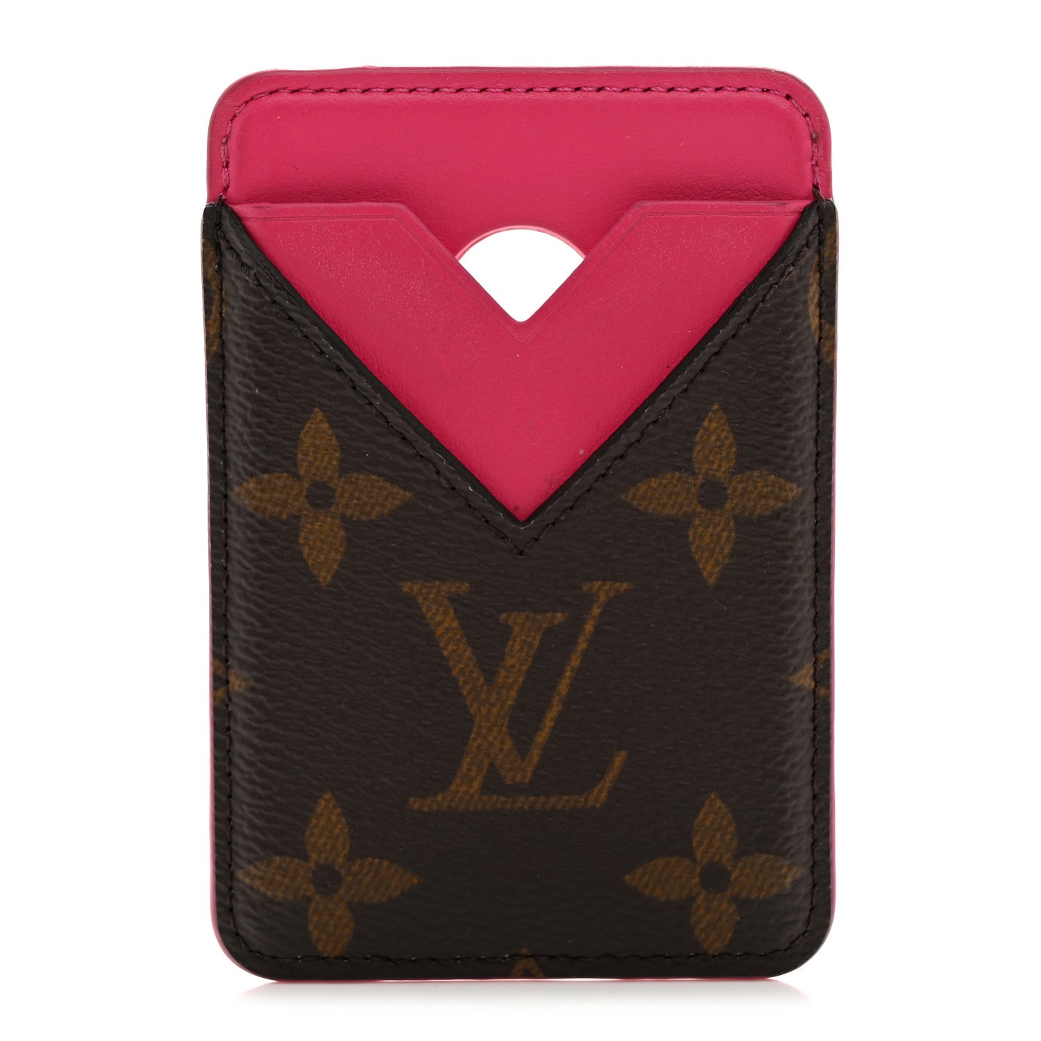 Louis Vuitton Monogram Macassar Magnetic Card Holder Pondichery Pink 1 of 8