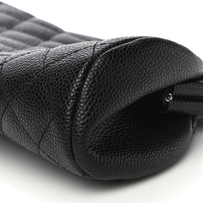 Chanel Caviar Quilted Timeless Clutch Black 10 of 13