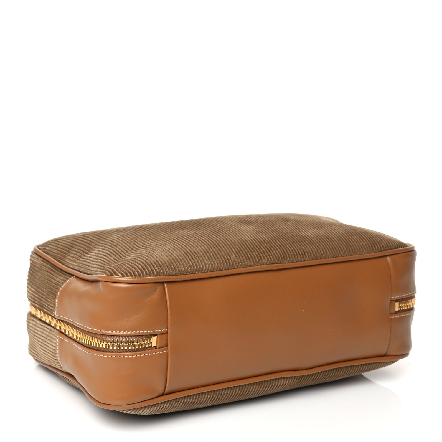 Miu Miu Corduroy Large Beau Top Handle Bag Cinnamon 3 of 8