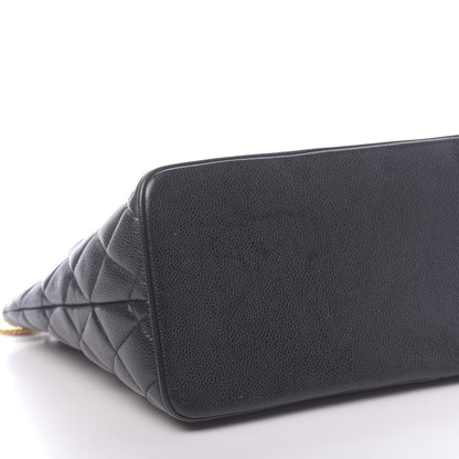 Chanel Caviar Quilted Medallion Tote Black 9 of 10