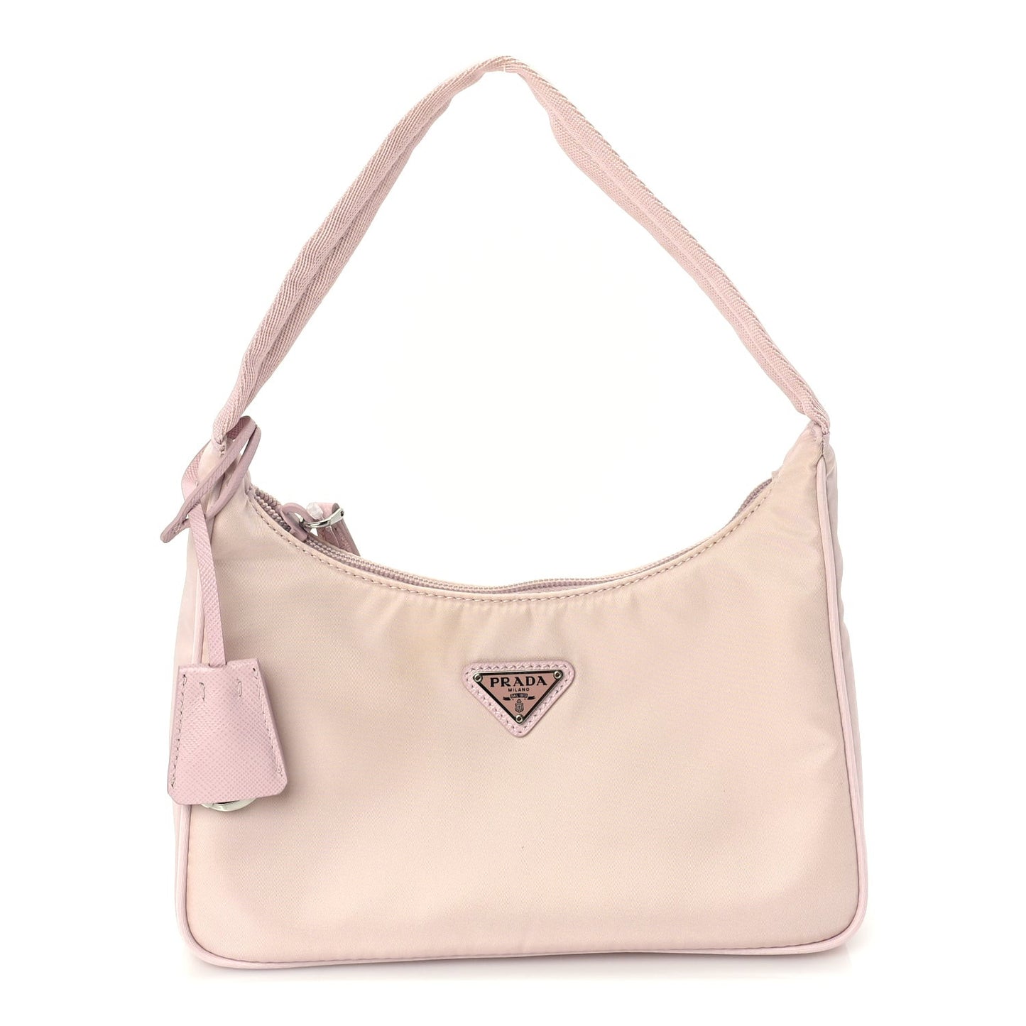 Tessuto Nylon Saffiano Re-Edition 2000 Bag  Alabastro