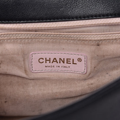 Chanel Caviar Quilted Large Studded Flap Black 6 of 23