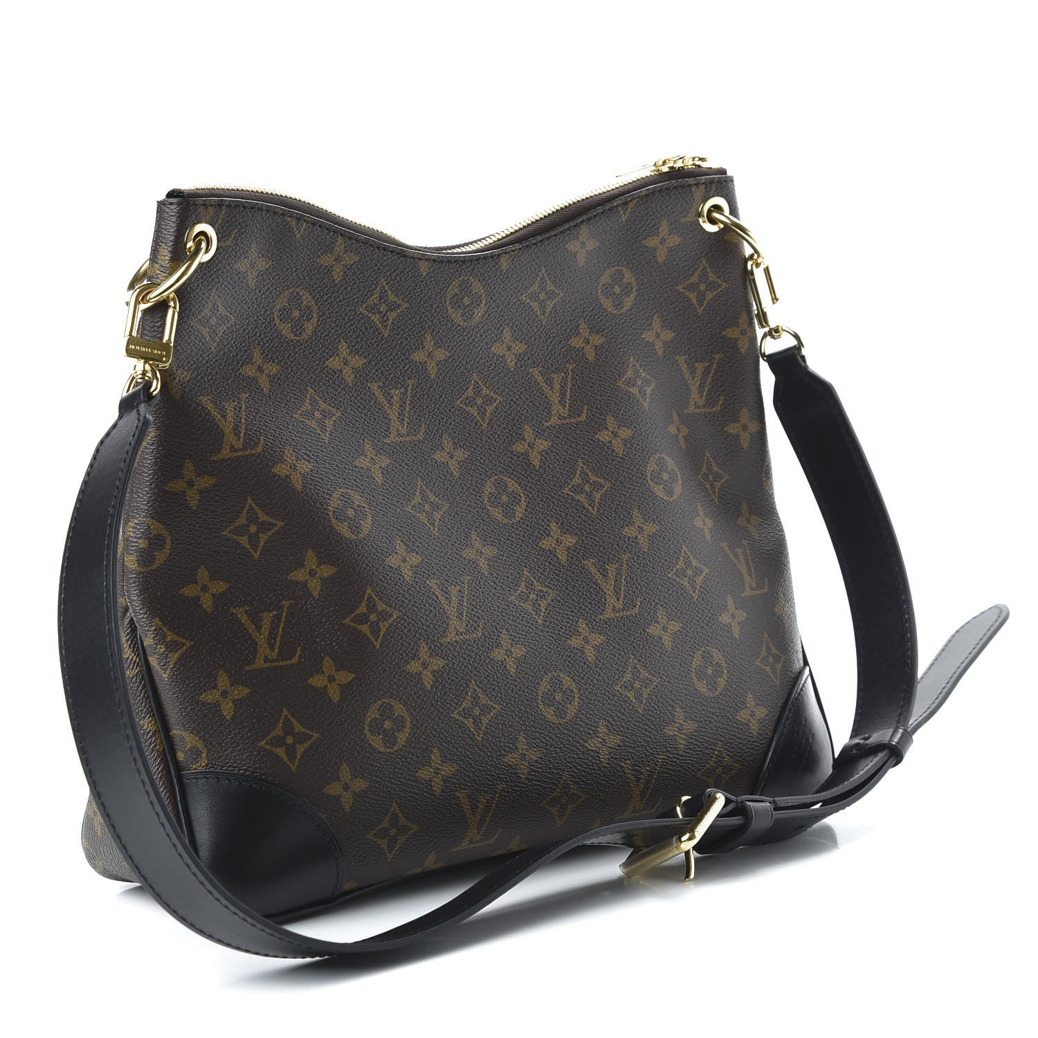 Louis Vuitton Monogram Odeon MM Black 3 of 10