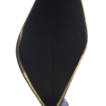 Celine Smooth Calfskin Zip Pouch Indigo 4 of 10