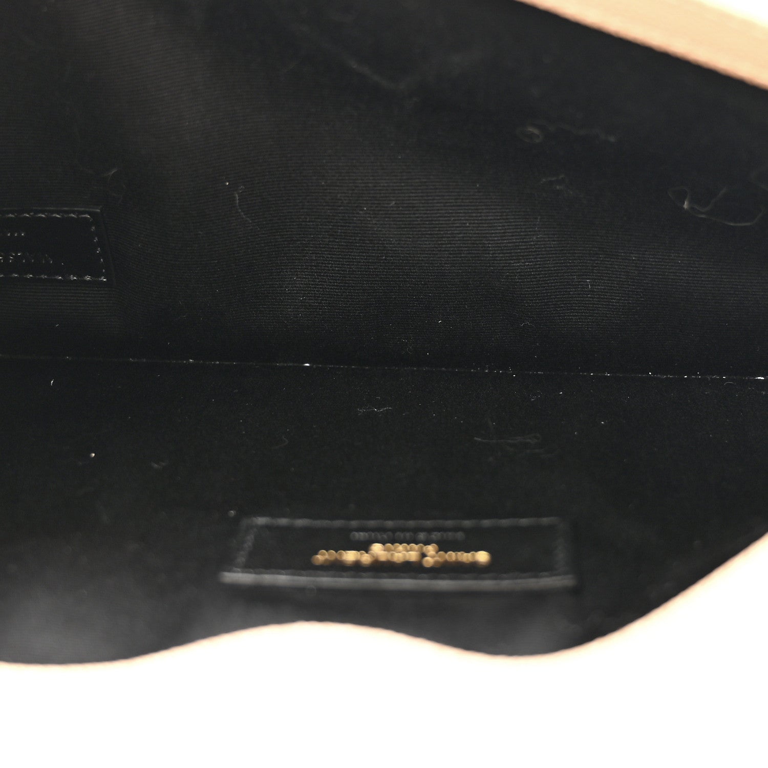 Saint Laurent Grain De Poudre Uptown Pouch Dark Beige 5 of 7
