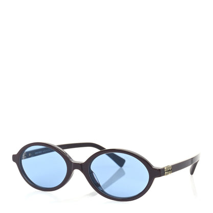 Miu Miu Acetate Oval Regard Sunglasses SMU04Z  Brown 1 of 7