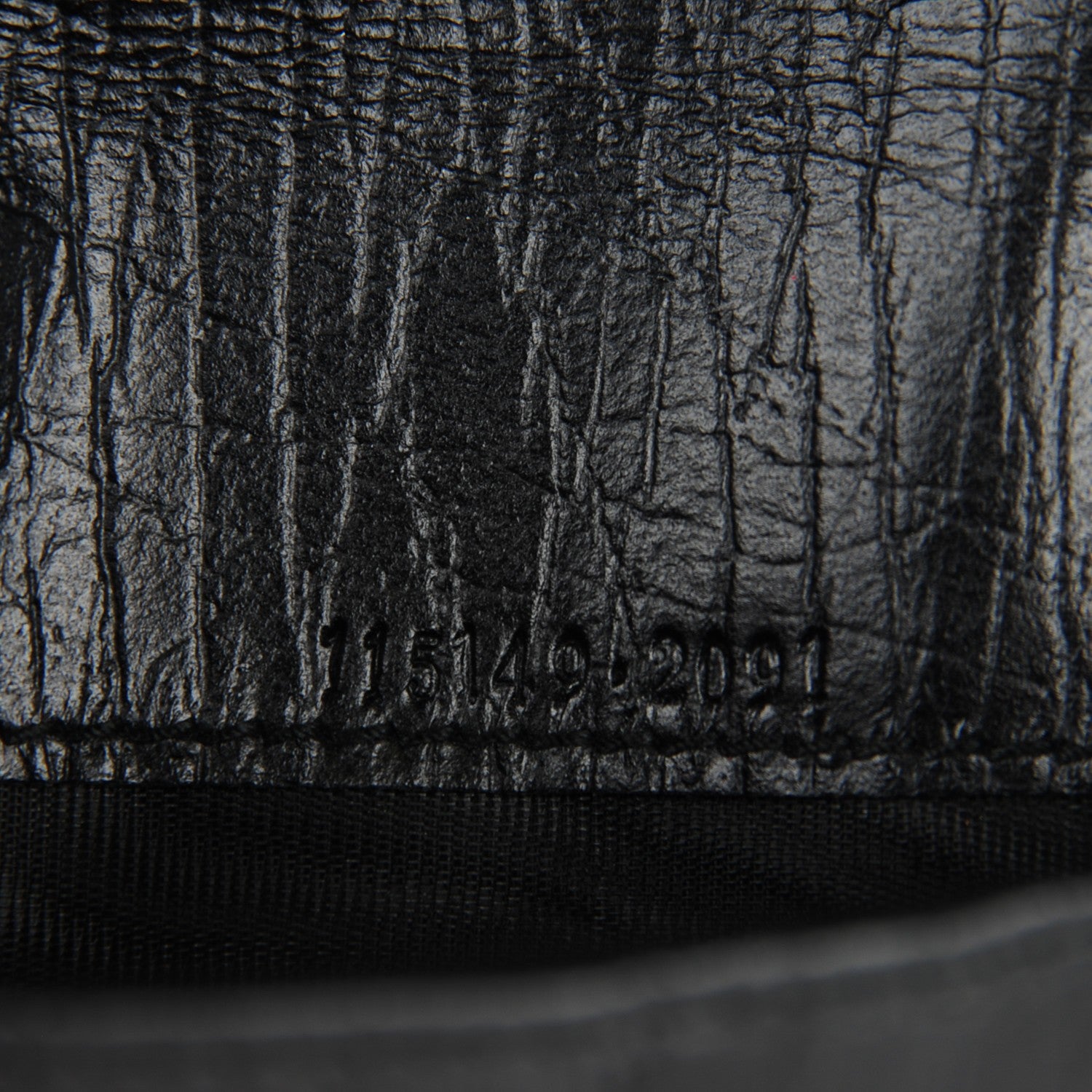 Gucci Monogram Coated Canvas Checkbook Cover Black 7 of 7