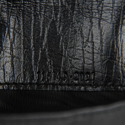 Gucci Monogram Coated Canvas Checkbook Cover Black 7 of 7