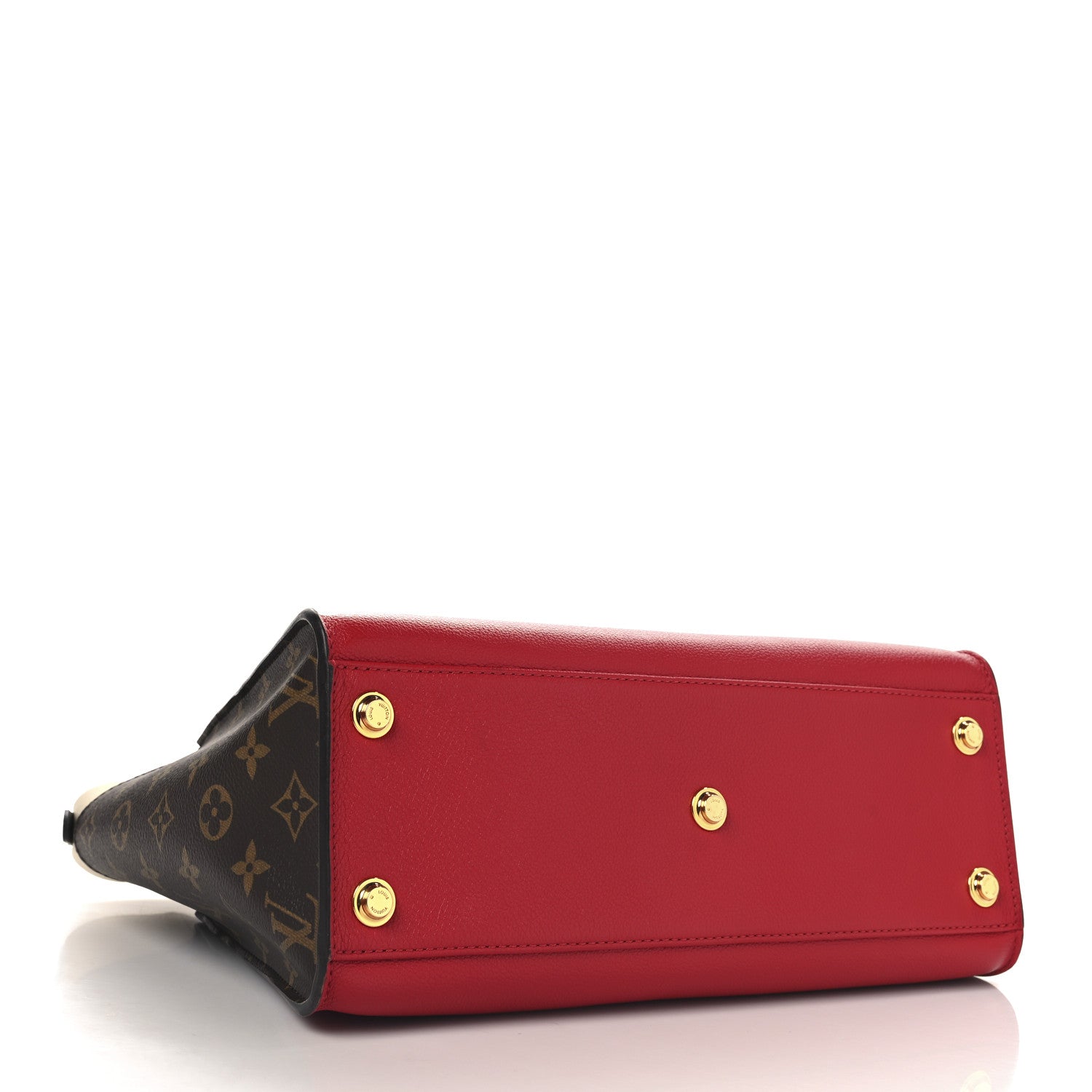 Louis Vuitton Calfskin Monogram On My Side Pirate Red 4 of 11