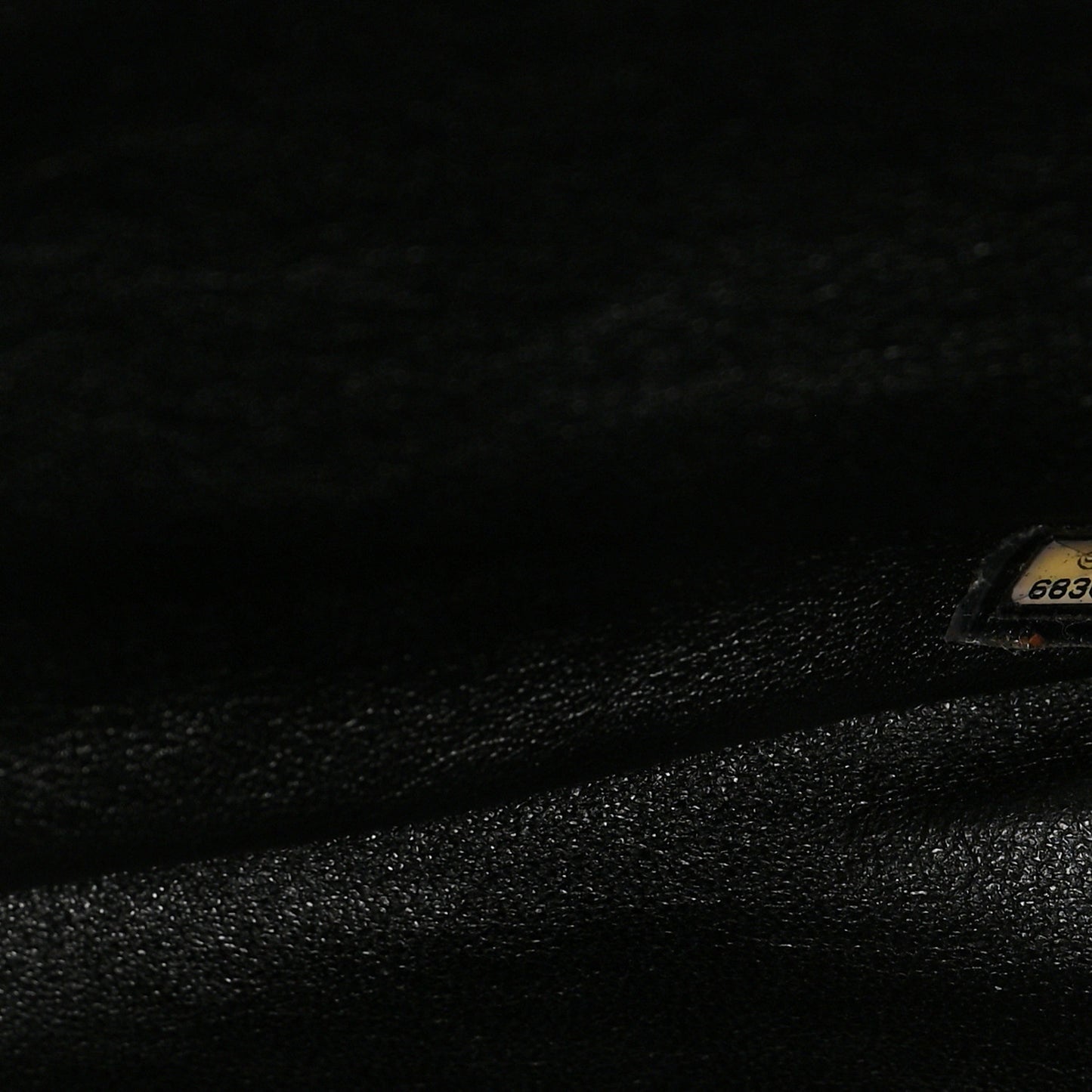 Jersey Chocolate Bar Quilted CC Shoulder Bag Black