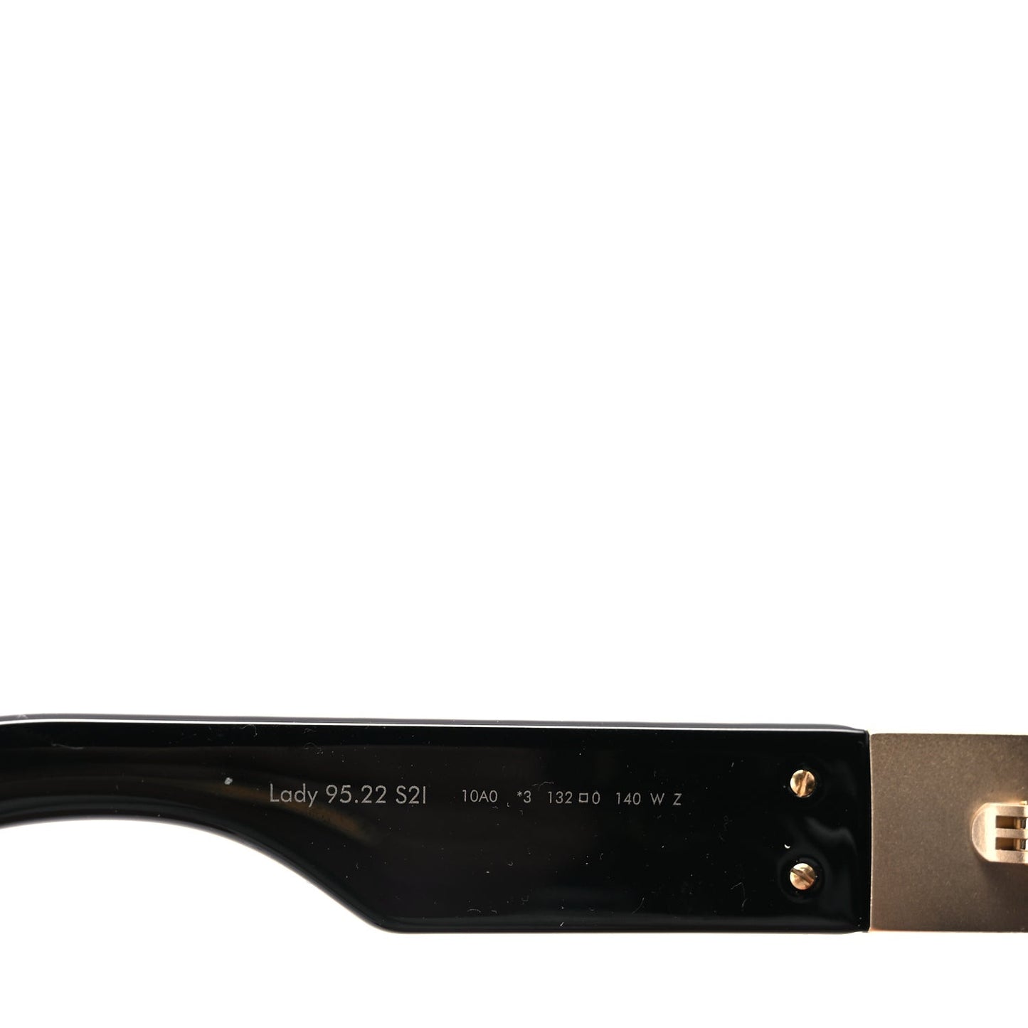 Acetate Cannage Lady 95.22 S21 Sunglasses Black
