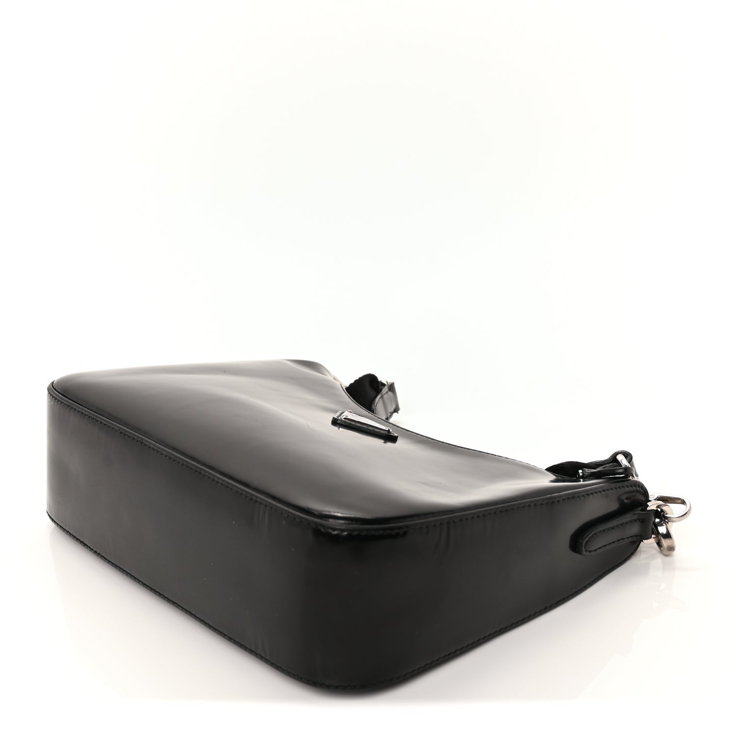 Prada Calfskin Re-Edition 2005 Shoulder Bag  Black 8 of 8