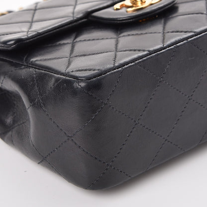 Chanel Lambskin Quilted Mini Square Flap Black 11 of 14