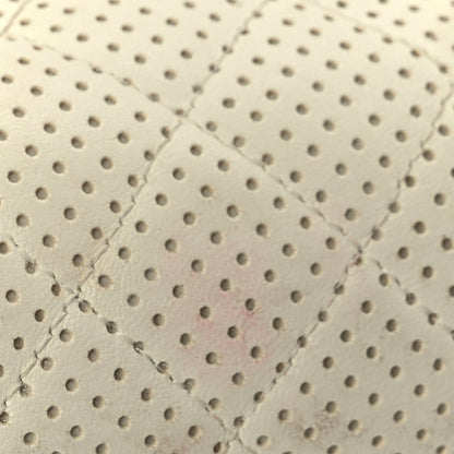 Chanel Lambskin Perforated Timeless Clutch White 9 of 9