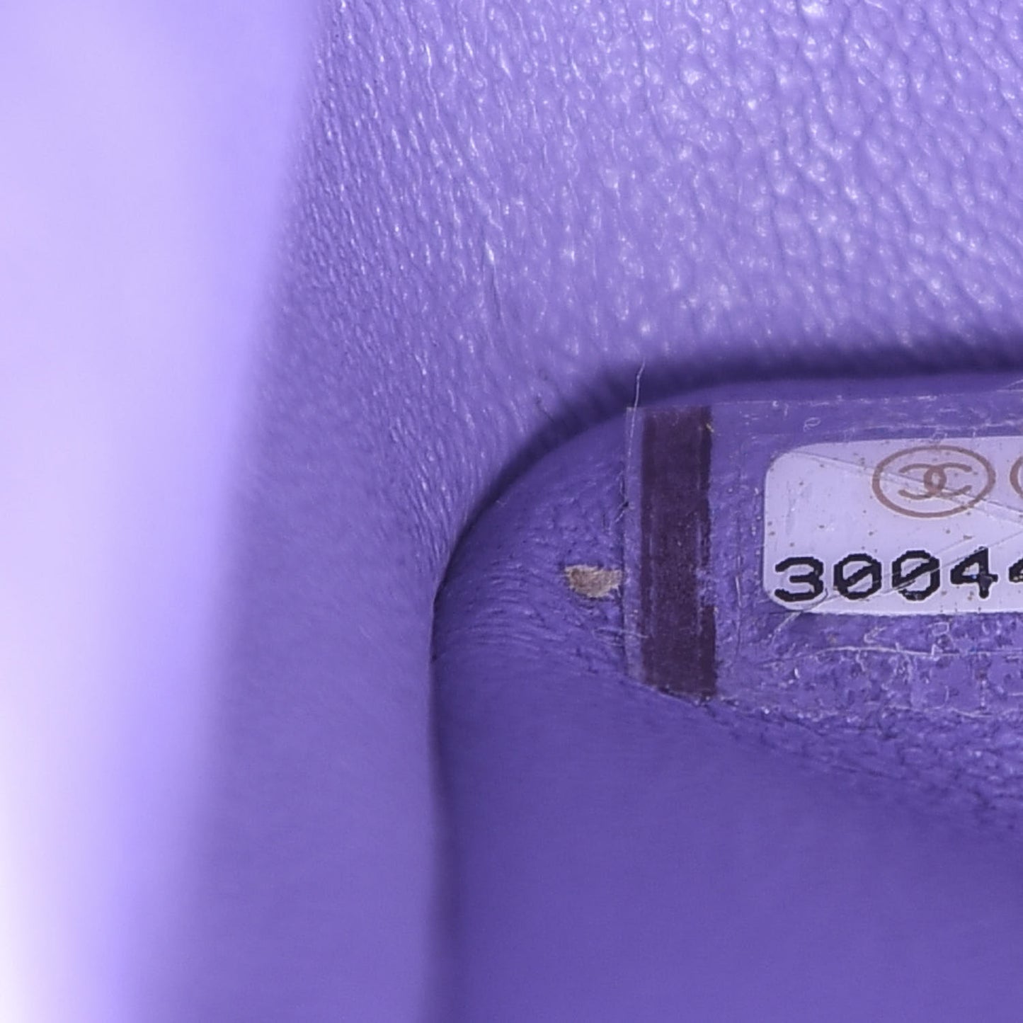 Caviar Quilted Medium Double Flap Purple