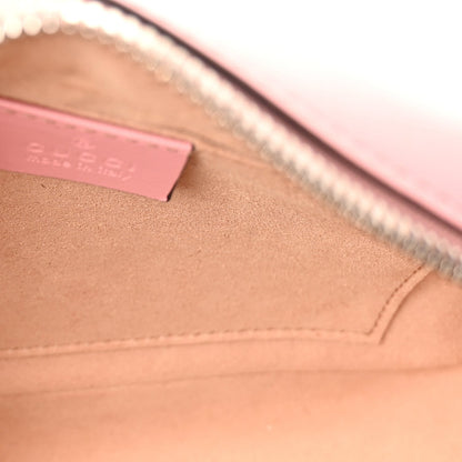 Gucci Calfskin Matelasse Small GG Marmont Chain Shoulder Bag Wild Rose 4 of 8