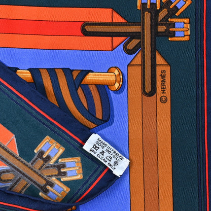 Hermes Silk Les Sangles Scarf 90 3 of 3