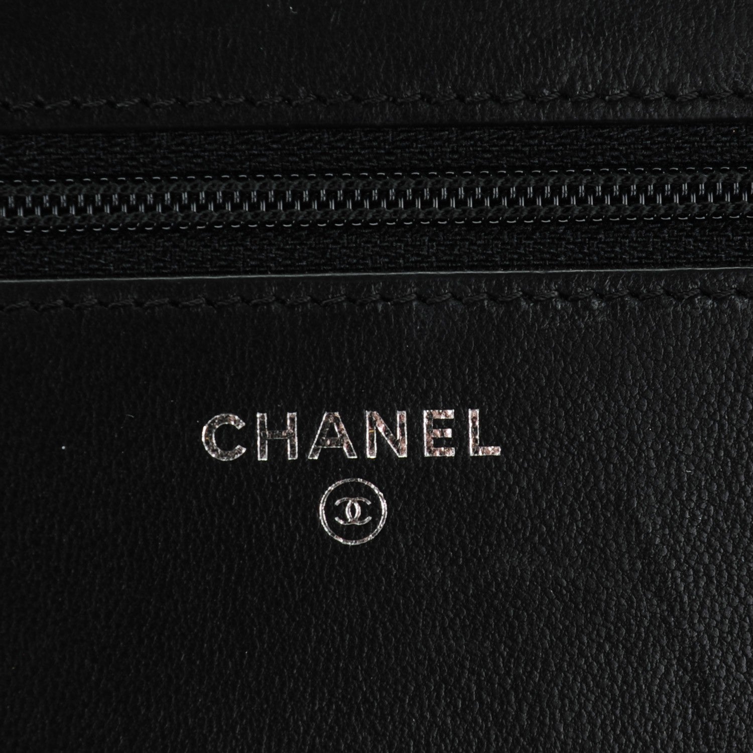 Chanel Lambskin Quilted Boy Wallet On Chain WOC Black 6 of 8