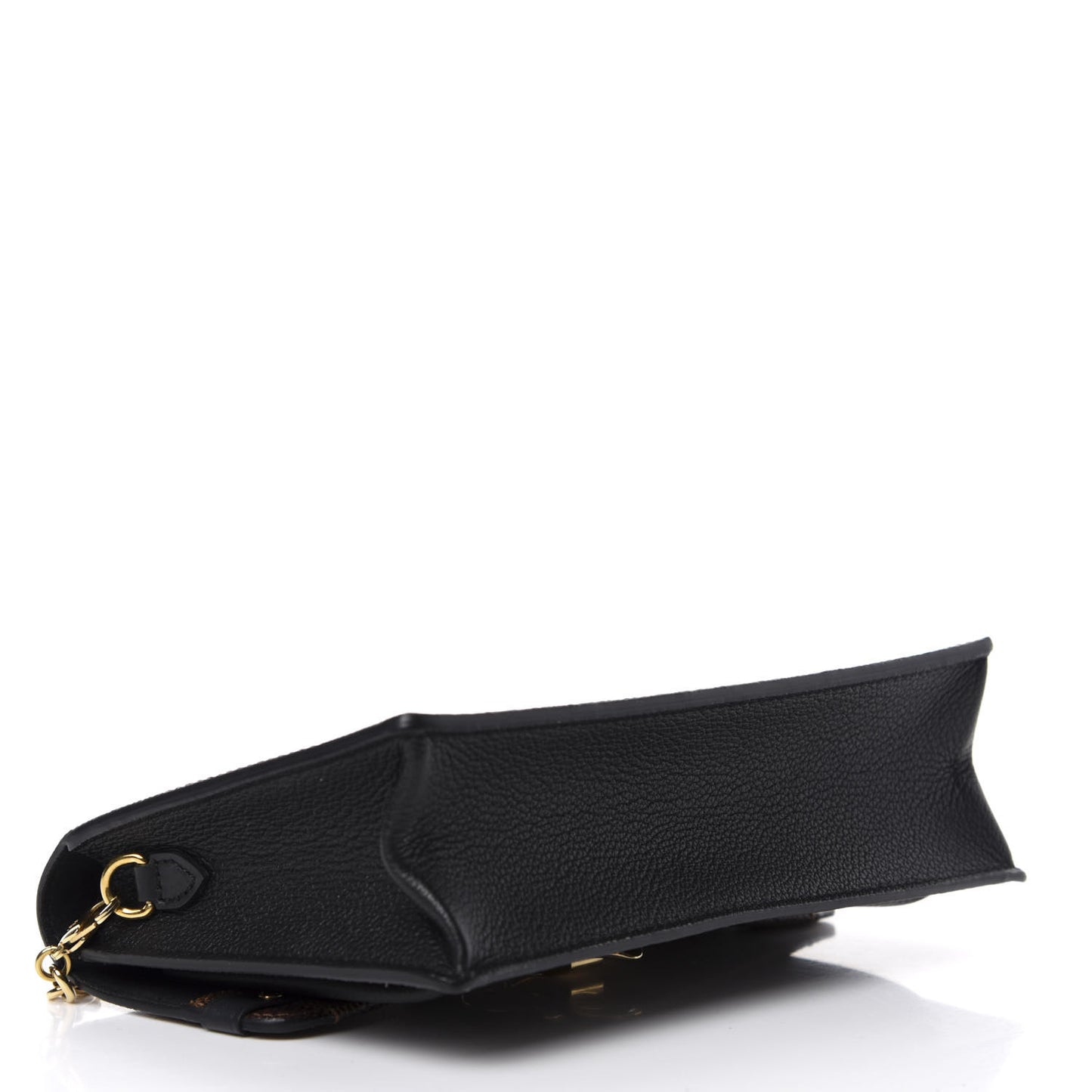 Damier Ebene Vavin Chain Wallet Black